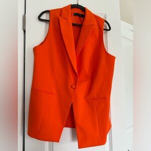 Orange Suit Vest